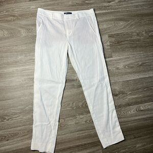 Vince Off-White Straight Leg Trousers